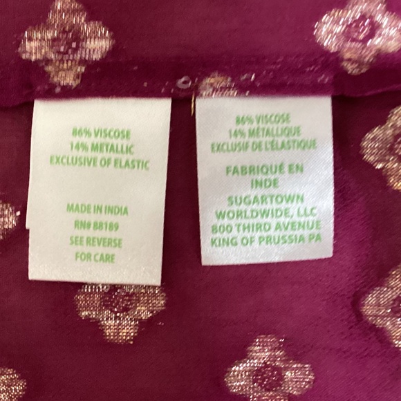 👍SOLD👍Lilly Pulitzer Dayla Maxi Cover-Up Amarena Cherry Pattern Play Viscose - Picture 15 of 15